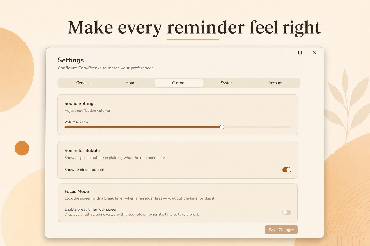 Interval Reminders CapyBreaks: A gentle break reminder for Mac and Windows,…