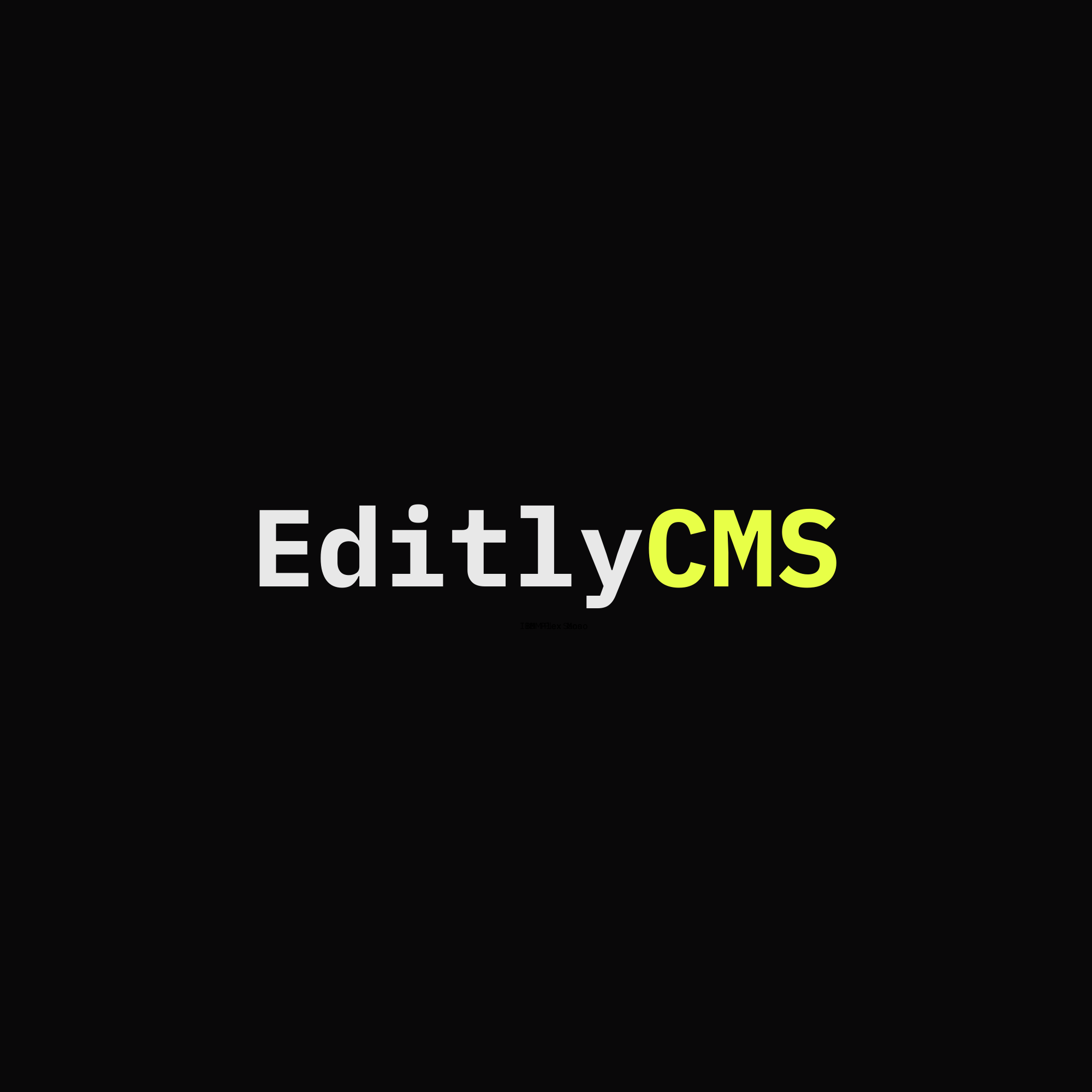 EditlyCMS logo
