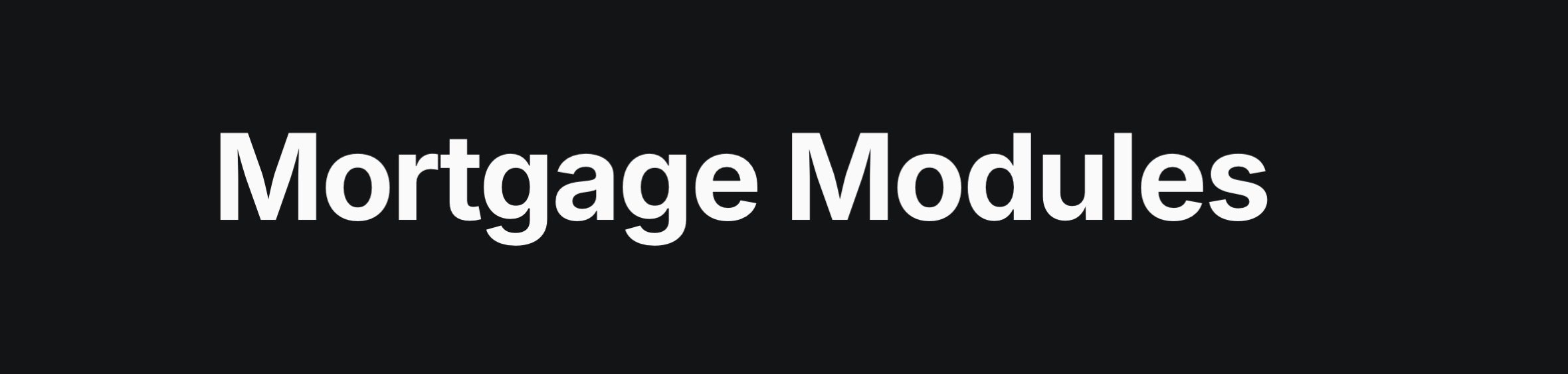 Mortgage Modules logo