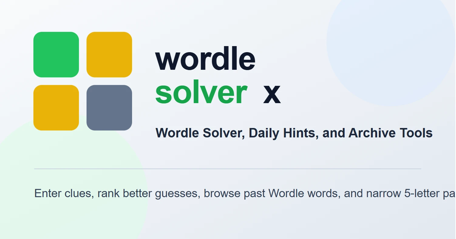 wordlesolverx logo
