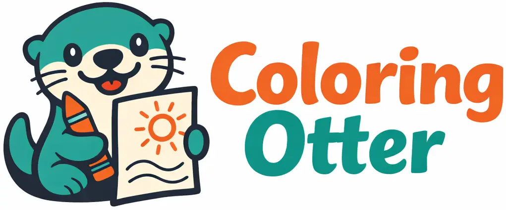 Coloring Otter logo