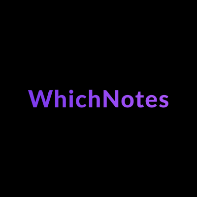 WhichNotes logo