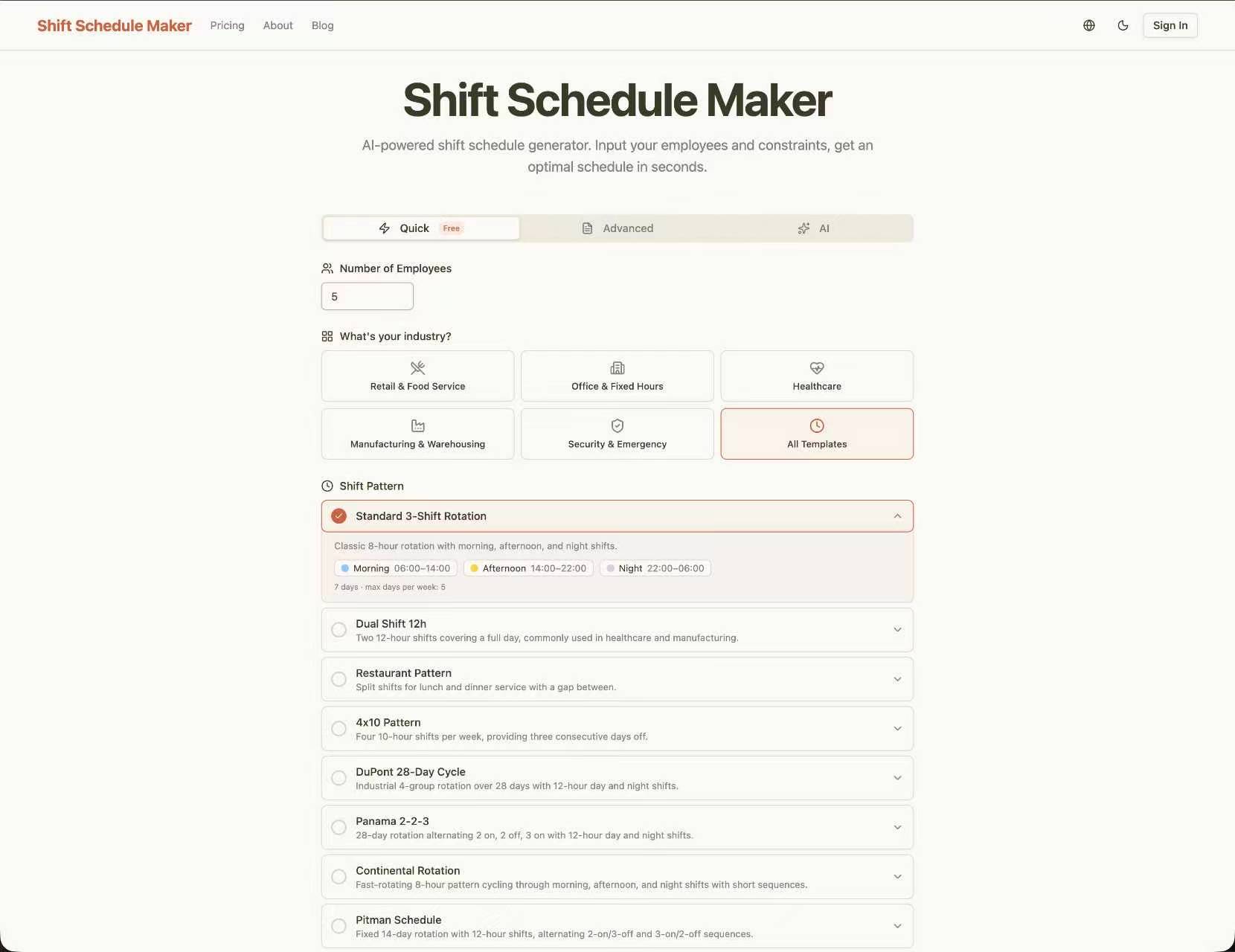 Shift Schedule Maker logo