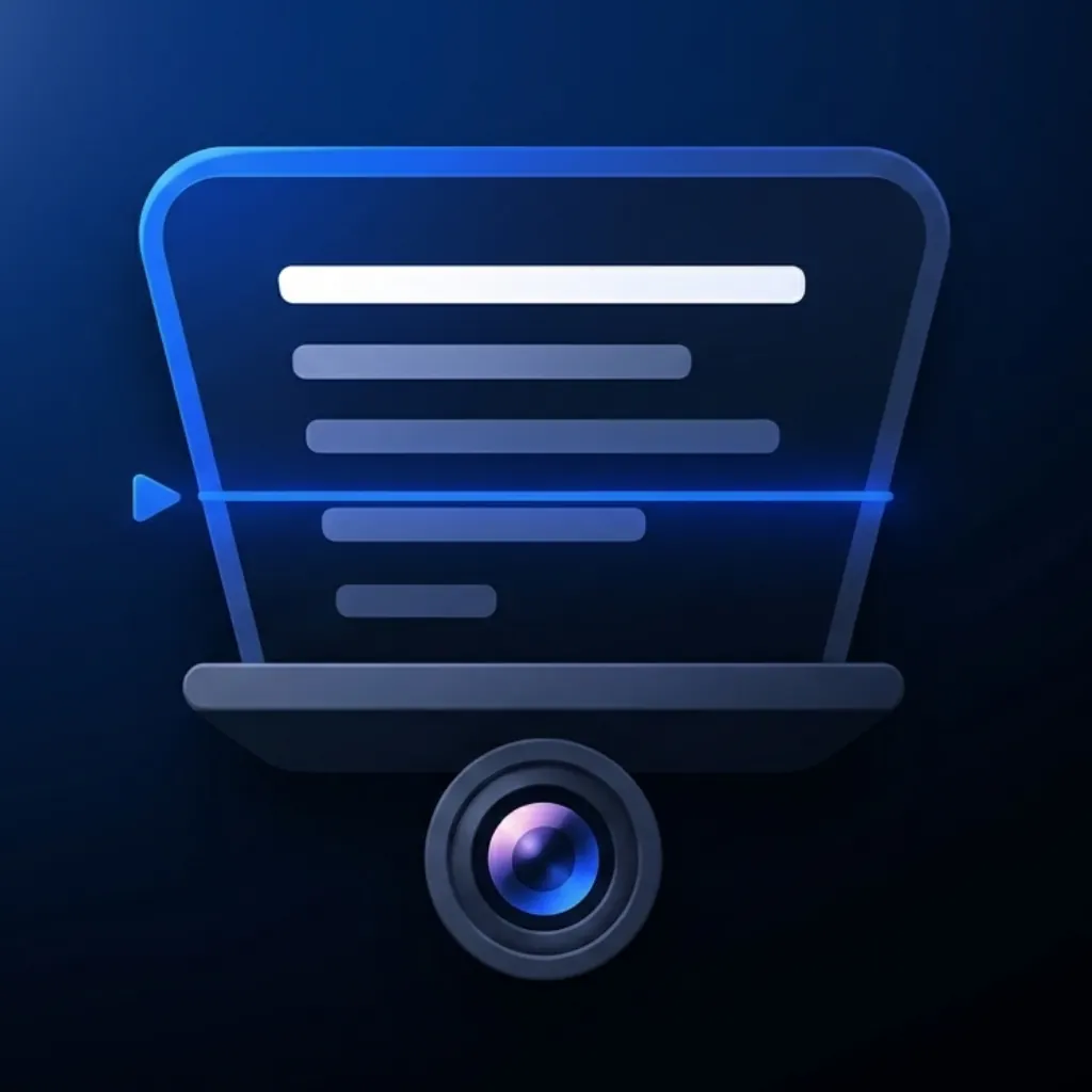 Teleprompter-Scrolling Scripts logo