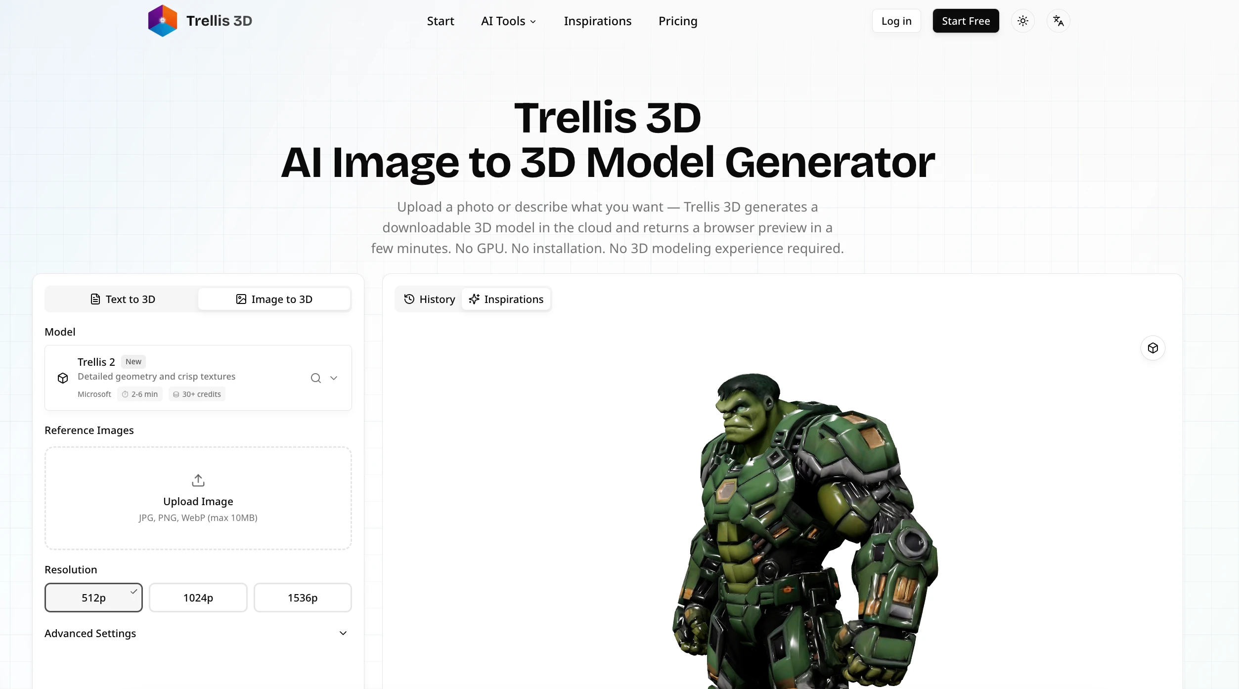 Trellis 3D logo