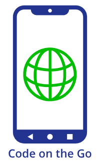 Code on the Go logo