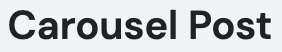Carousel Post logo