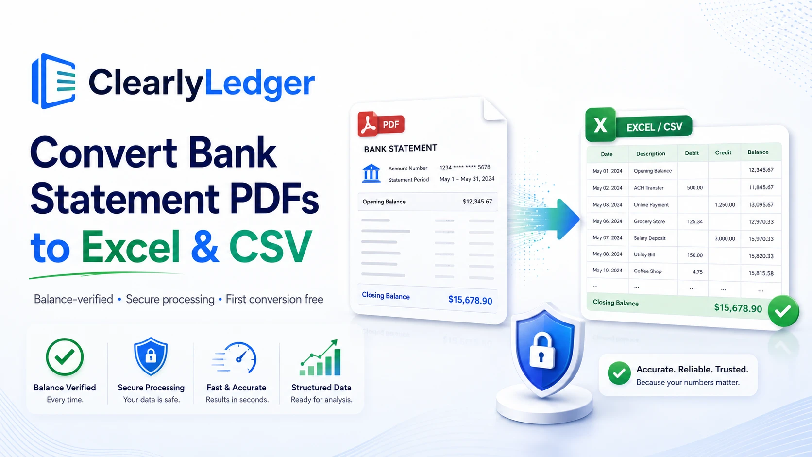 Clearly Ledger logo