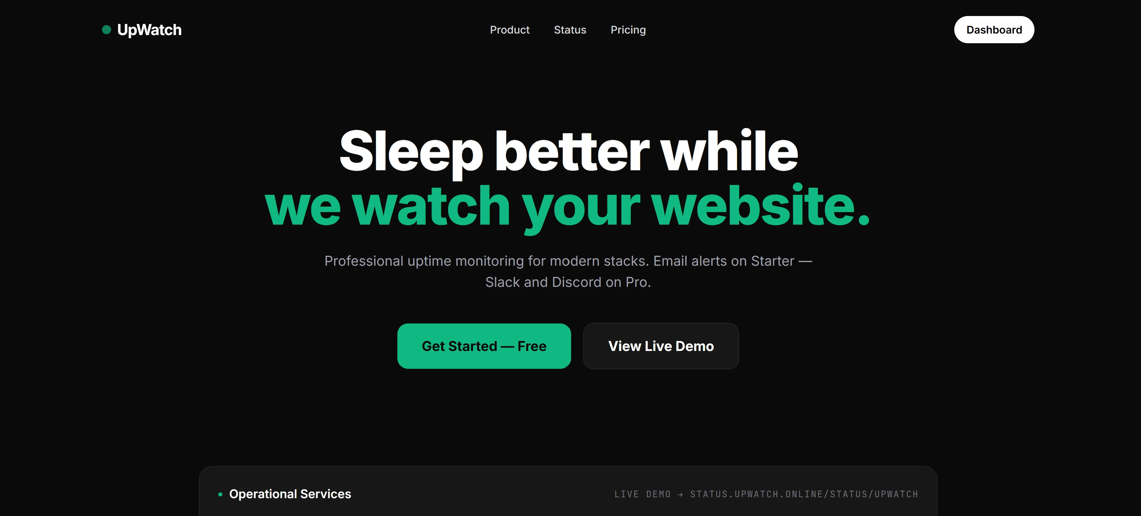 UpWatch logo