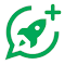 Rocket Sender for WA Web logo