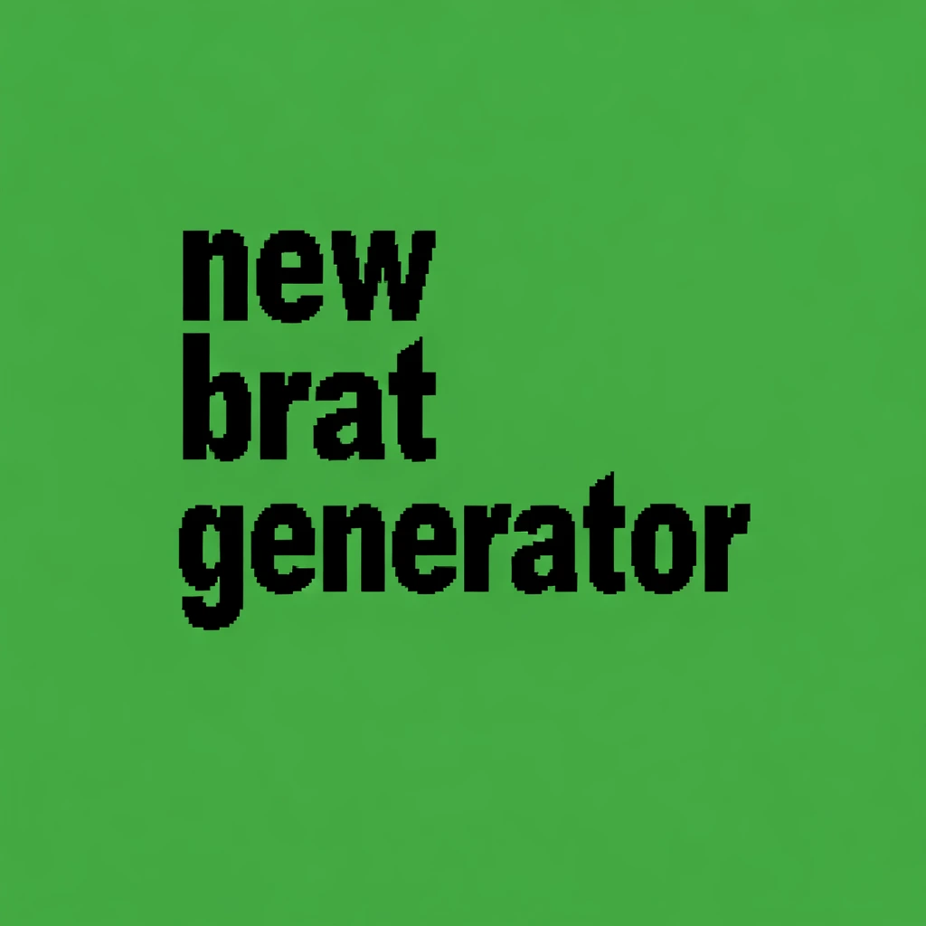 New Brat Generator logo