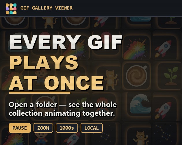 Animated GIF Gallery Viewer logo