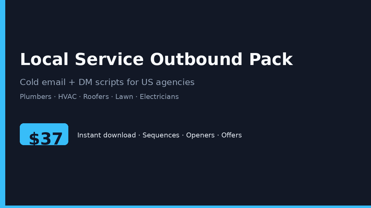 Local Service Outbound Pack logo