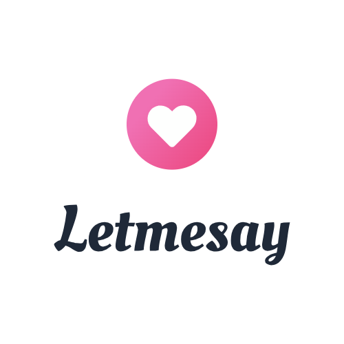 Let me say logo