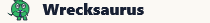 Wrecksaurus logo