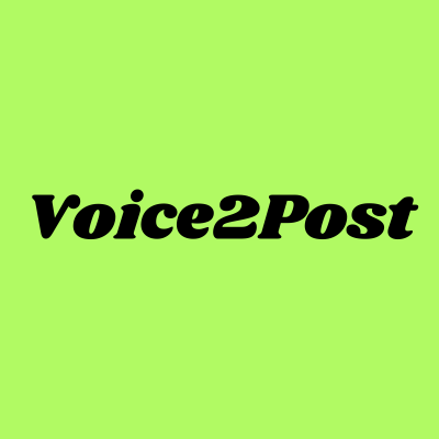 Voice2Post logo