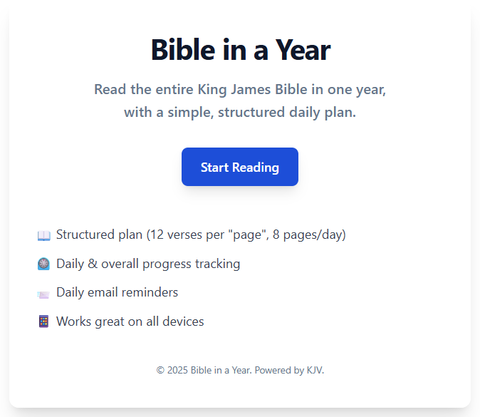 Bible in a Year logo