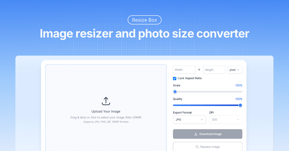 Image Resizer Tool logo