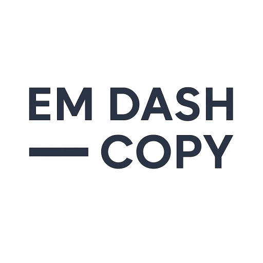 em dash copy paste logo