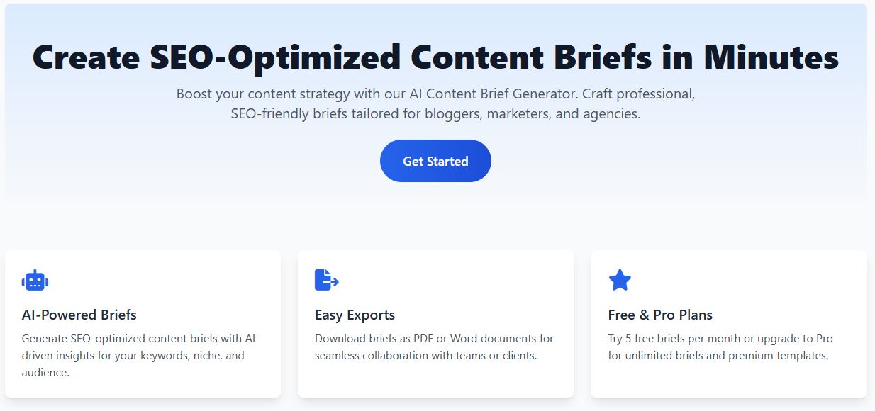 AI Content Brief Generator logo