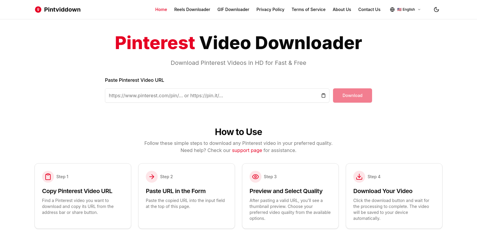 Pinterest Video Downloader logo