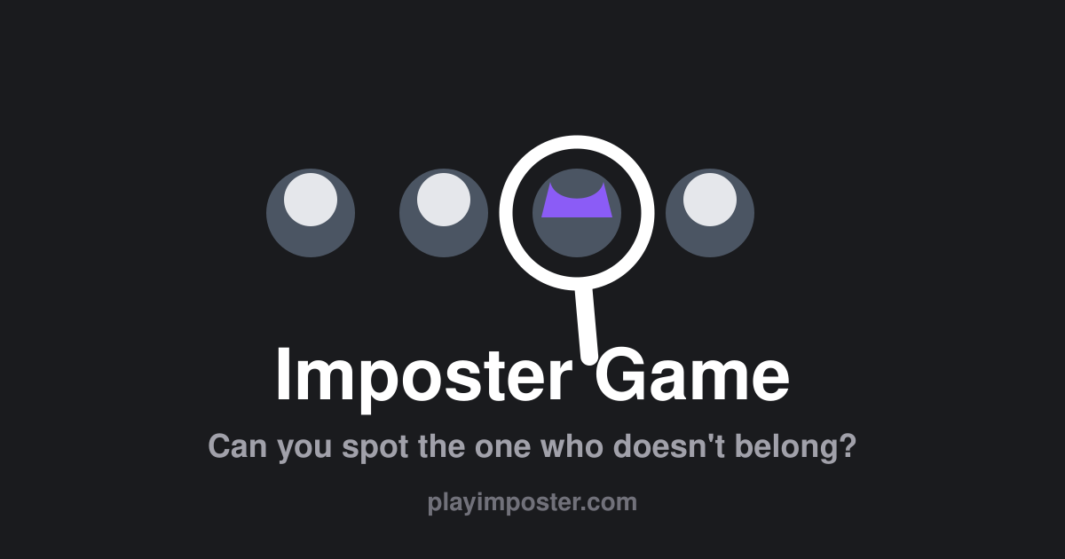 Imposter Game Kit logo