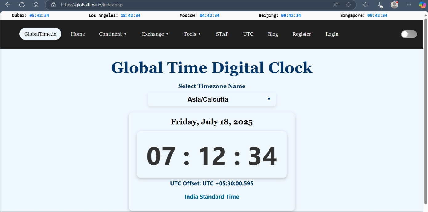 GlobalTime.io logo