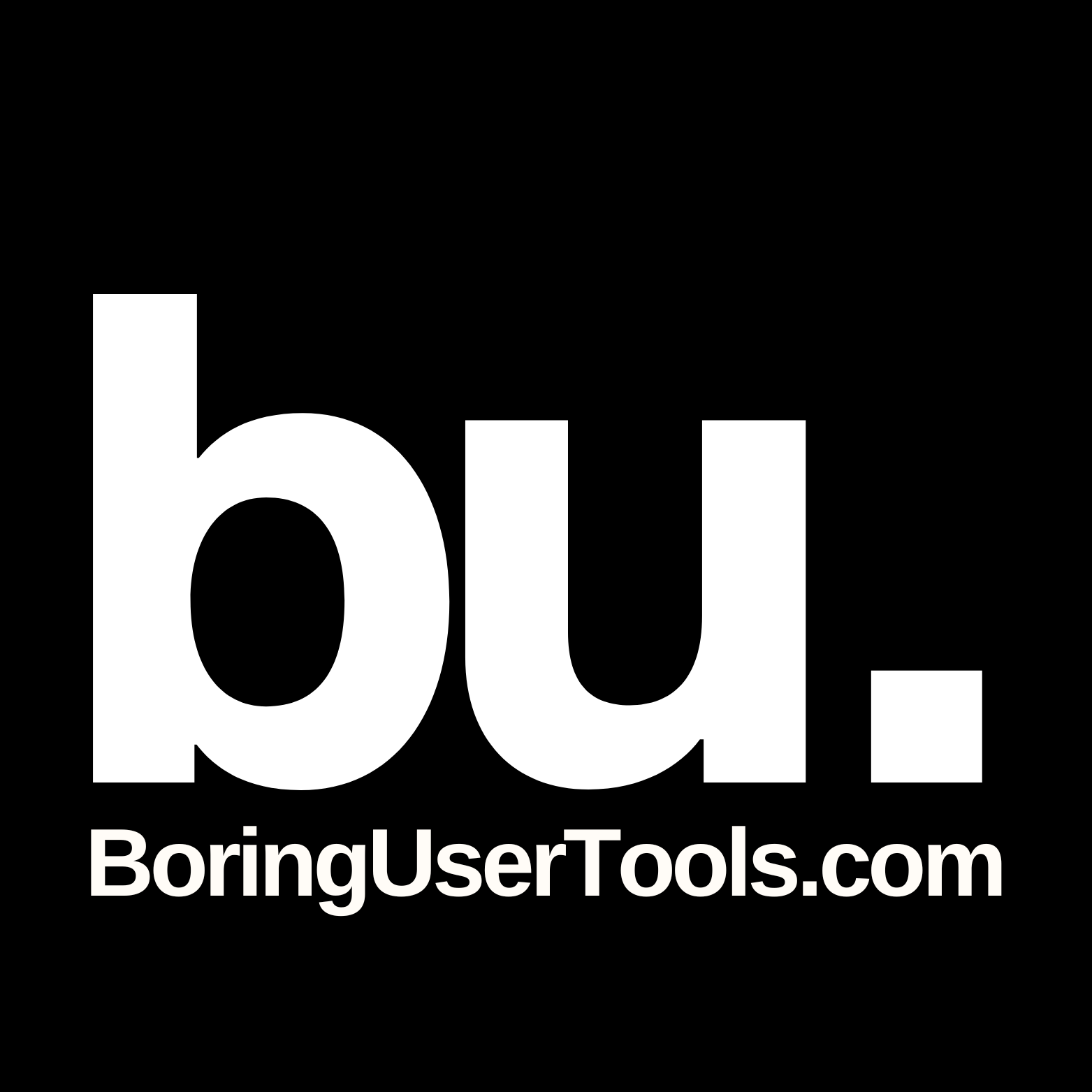 BoringUser logo