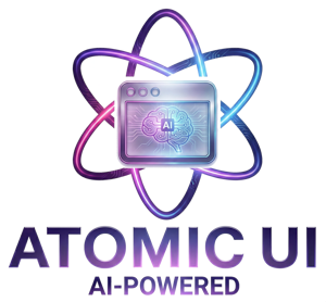 Atomic UI Components for React logo