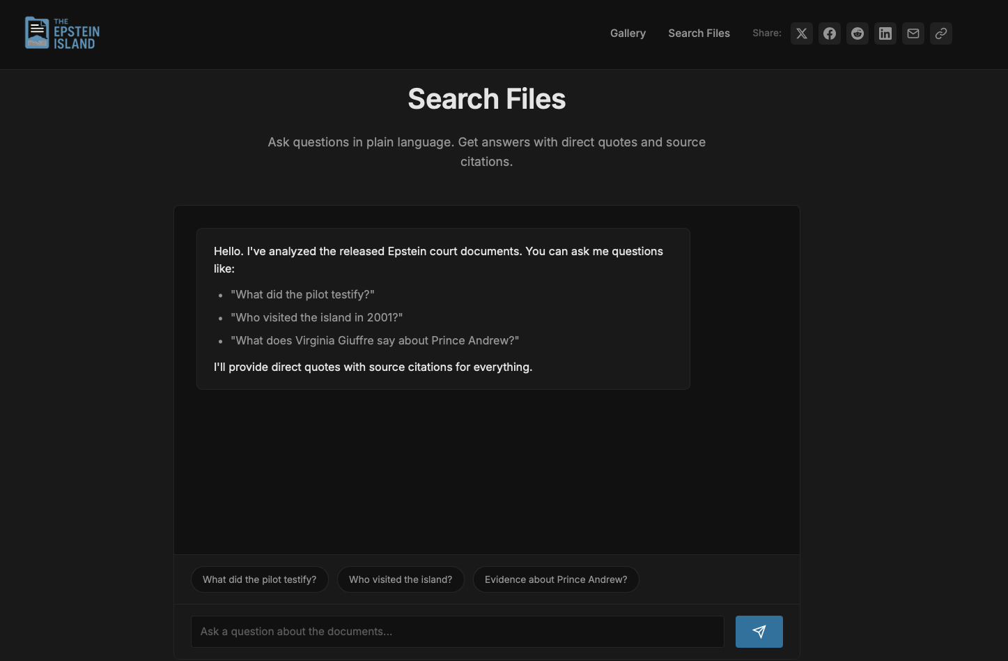 The Epstein Island logo