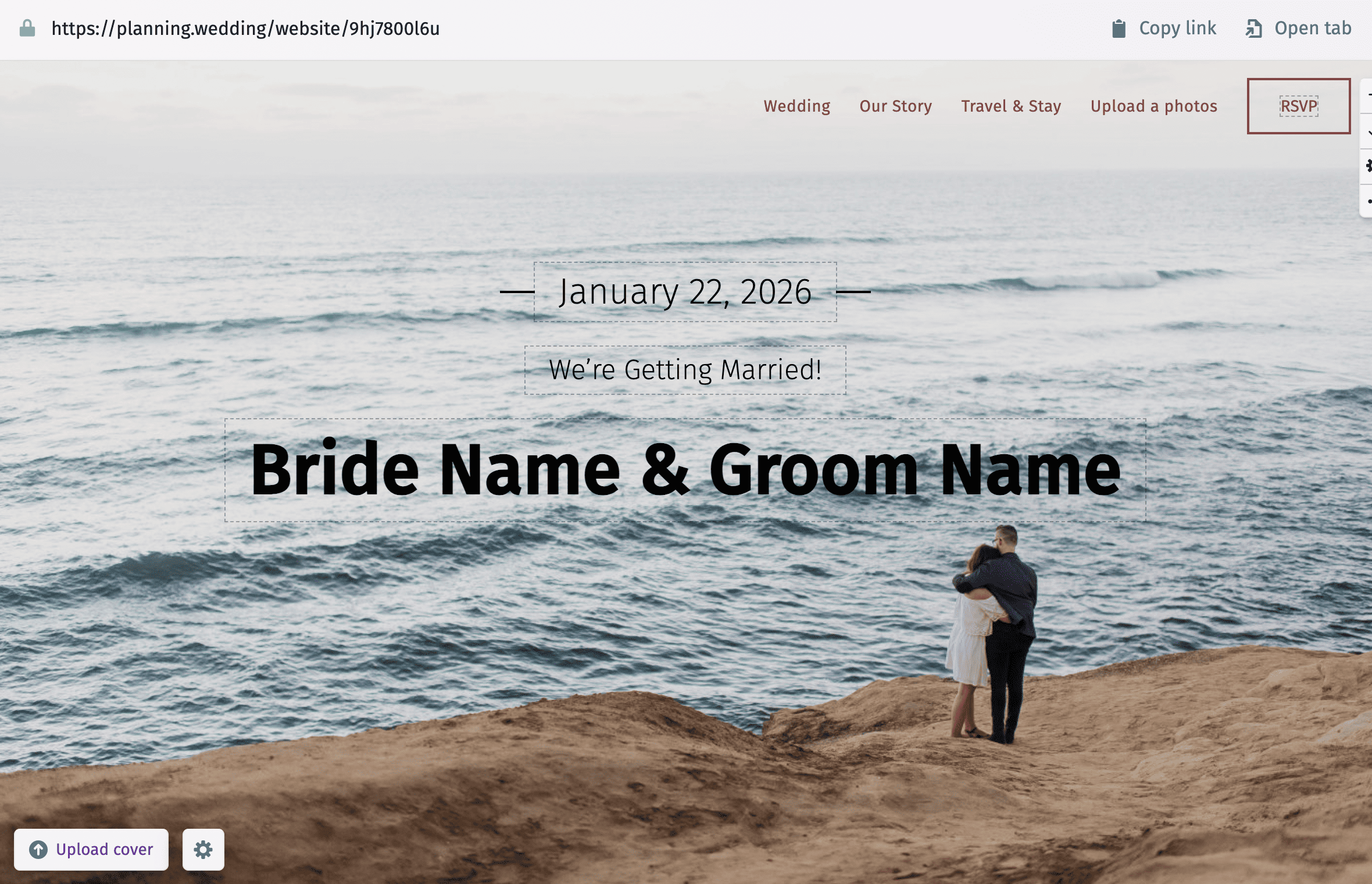 Wedding Planning Assistant Website Builder
